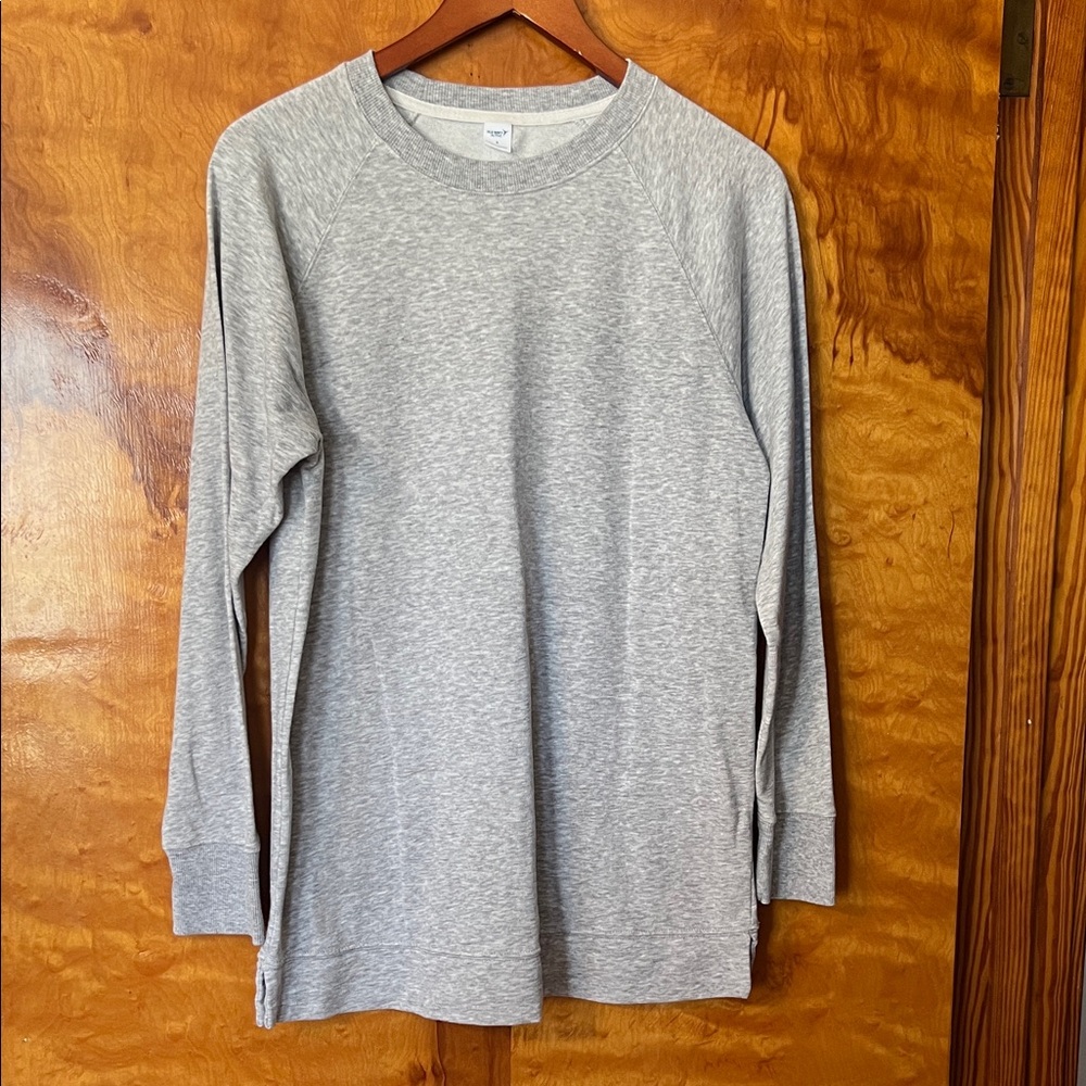 Old Navy Active Heather Gray Tunic Sweatshirt